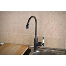 Q14601kb Orb Enamel Handle Rotatable Cold and Hot Kitchen Faucet Mixer Tap